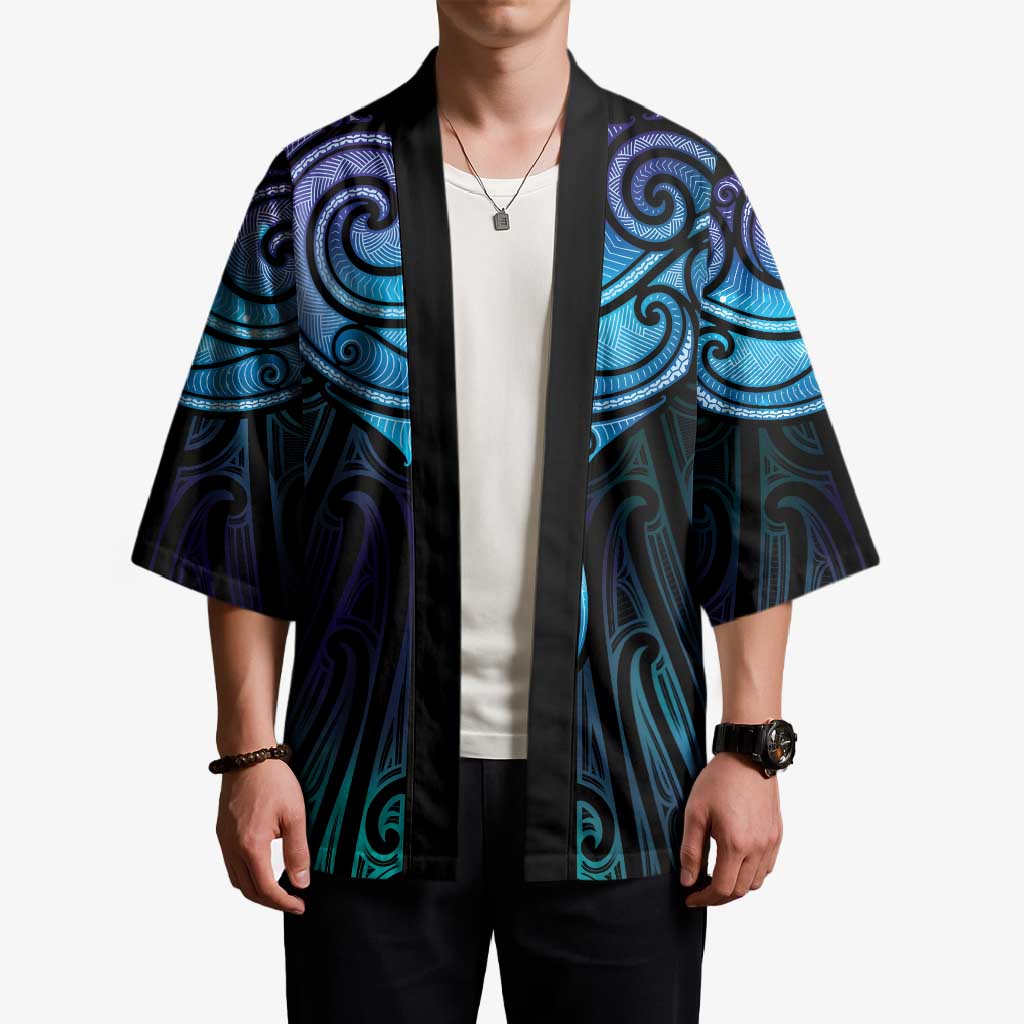 Aotearoa Maori Te Whai Rahi Kimono Tala - Nowhere You Could Go That I Won't Be With You - Aussie Hoodie