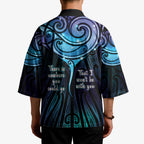 Aotearoa Maori Te Whai Rahi Kimono Tala - Nowhere You Could Go That I Won't Be With You - Aussie Hoodie