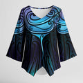 Aotearoa Maori Te Whai Rahi Kimono Sleeve Blouse Tala - Nowhere You Could Go That I Won't Be With You - Aussie Hoodie