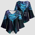 Aotearoa Maori Te Whai Rahi Kimono Sleeve Blouse Tala - Nowhere You Could Go That I Won't Be With You - Aussie Hoodie