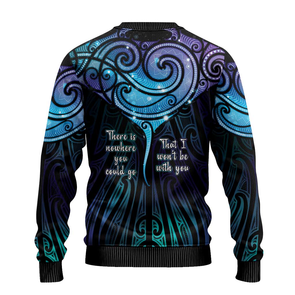 Aotearoa Maori Te Whai Rahi Ugly Christmas Sweater Tala - Nowhere You Could Go That I Won't Be With You - Aussie Hoodie