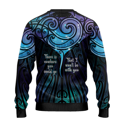 Aotearoa Maori Te Whai Rahi Ugly Christmas Sweater Tala - Nowhere You Could Go That I Won't Be With You - Aussie Hoodie