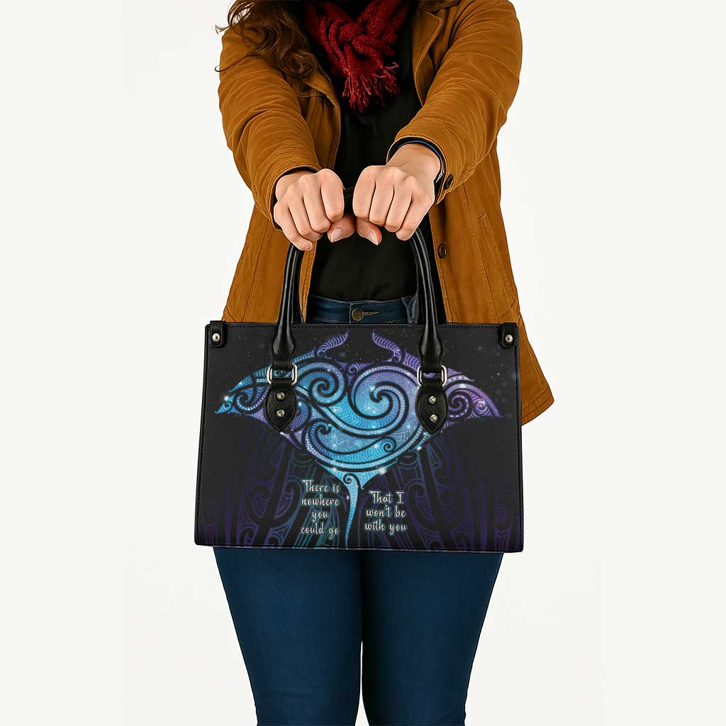 Aotearoa Maori Te Whai Rahi Leather Bag Tala - Nowhere You Could Go That I Won't Be With You - Aussie Hoodie