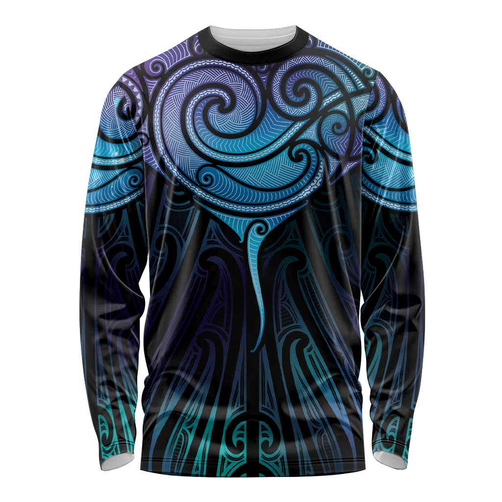 Aotearoa Maori Te Whai Rahi Long Sleeve Shirt Tala - Nowhere You Could Go That I Won't Be With You - Aussie Hoodie