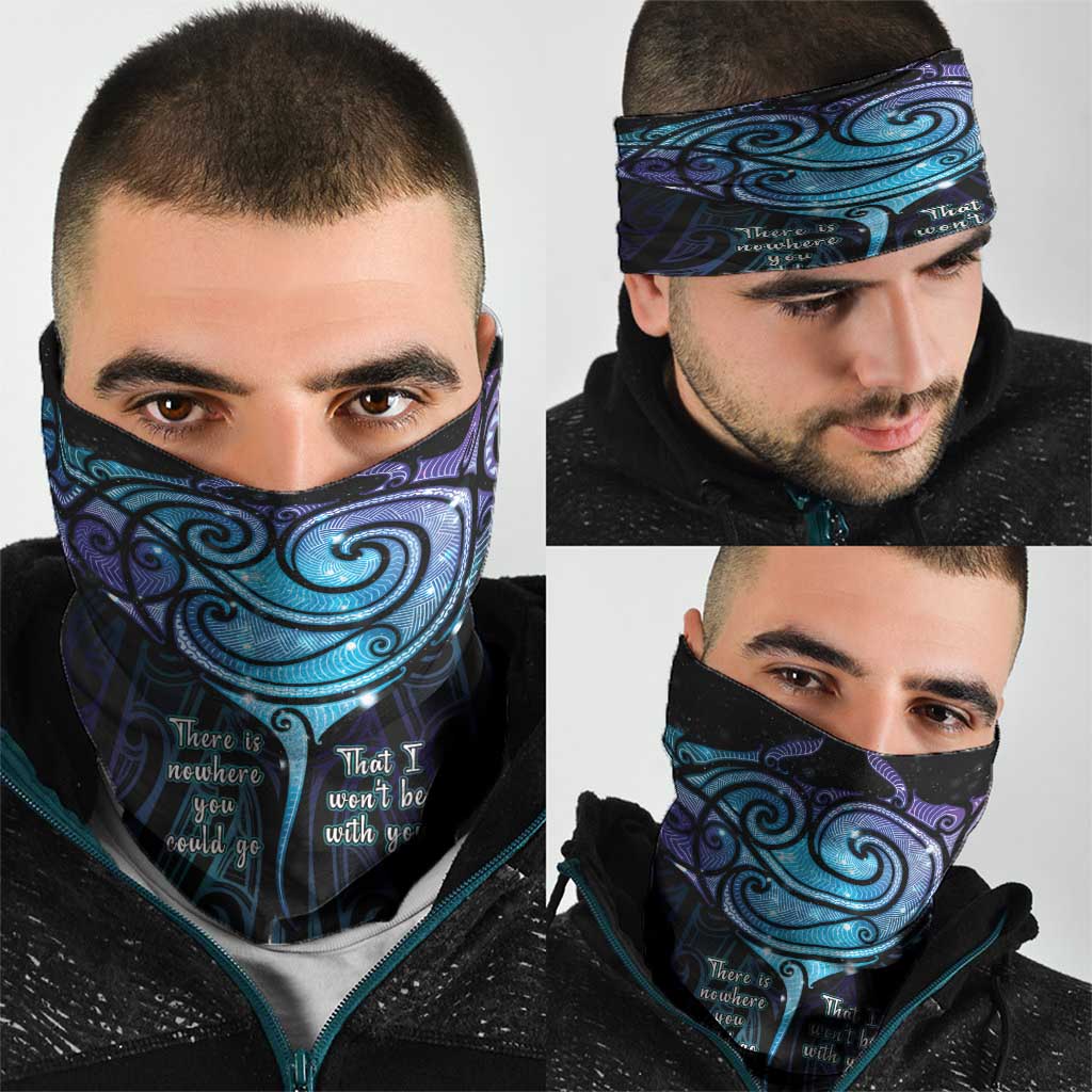 Aotearoa Maori Te Whai Rahi Neck Gaiter Tala - Nowhere You Could Go That I Won't Be With You - Aussie Hoodie