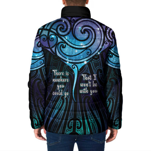 Aotearoa Maori Te Whai Rahi Padded Jacket Tala - Nowhere You Could Go That I Won't Be With You - Aussie Hoodie