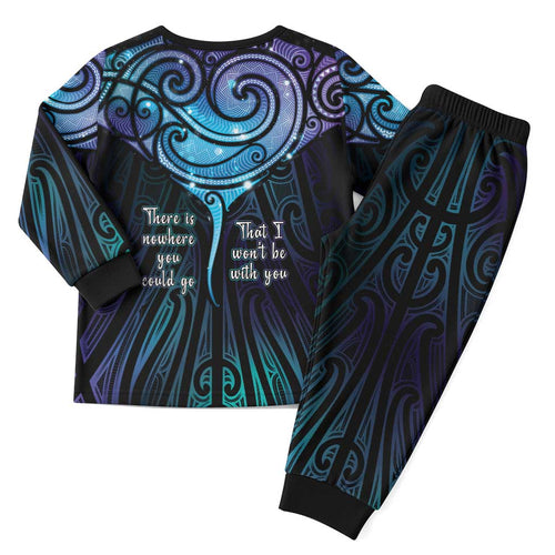 Aotearoa Maori Te Whai Rahi Christmas Pajama Set Tala - Nowhere You Could Go That I Won't Be With You - Aussie Hoodie