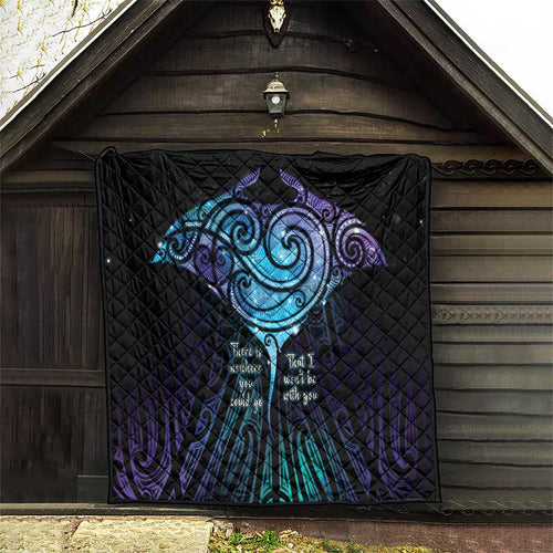 Aotearoa Maori Te Whai Rahi Quilt Tala - Nowhere You Could Go That I Won't Be With You - Aussie Hoodie