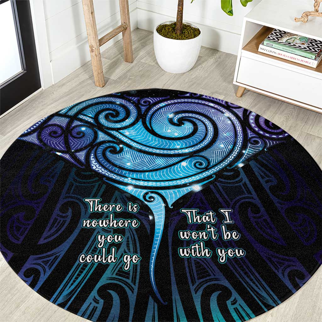 Aotearoa Maori Te Whai Rahi Round Carpet Tala - Nowhere You Could Go That I Won't Be With You - Aussie Hoodie