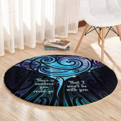 Aotearoa Maori Te Whai Rahi Round Carpet Tala - Nowhere You Could Go That I Won't Be With You - Aussie Hoodie