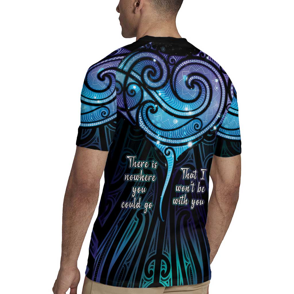 Aotearoa Maori Te Whai Rahi Rugby Jersey Tala - Nowhere You Could Go That I Won't Be With You - Aussie Hoodie