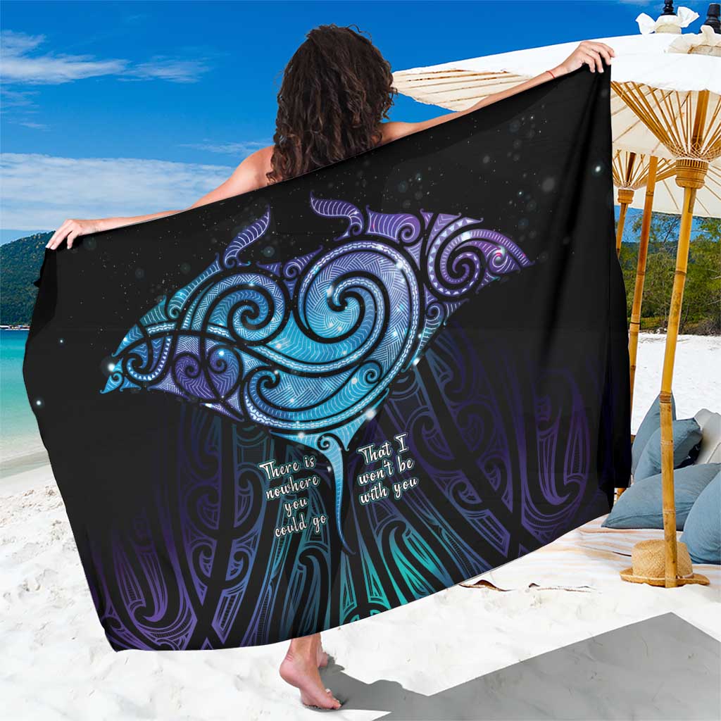 Aotearoa Maori Te Whai Rahi Sarong Tala - Nowhere You Could Go That I Won't Be With You - Aussie Hoodie