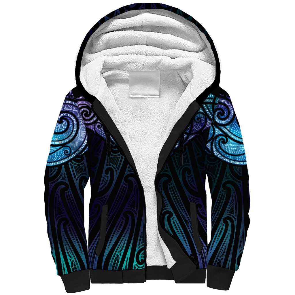 Aotearoa Maori Te Whai Rahi Sherpa Hoodie Tala - Nowhere You Could Go That I Won't Be With You - Aussie Hoodie
