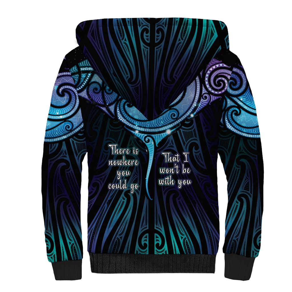 Aotearoa Maori Te Whai Rahi Sherpa Hoodie Tala - Nowhere You Could Go That I Won't Be With You - Aussie Hoodie