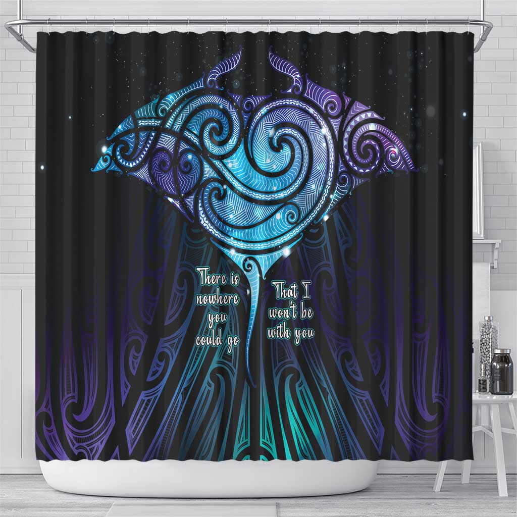 Aotearoa Maori Te Whai Rahi Shower Curtain Tala - Nowhere You Could Go That I Won't Be With You - Aussie Hoodie
