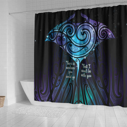 Aotearoa Maori Te Whai Rahi Shower Curtain Tala - Nowhere You Could Go That I Won't Be With You - Aussie Hoodie