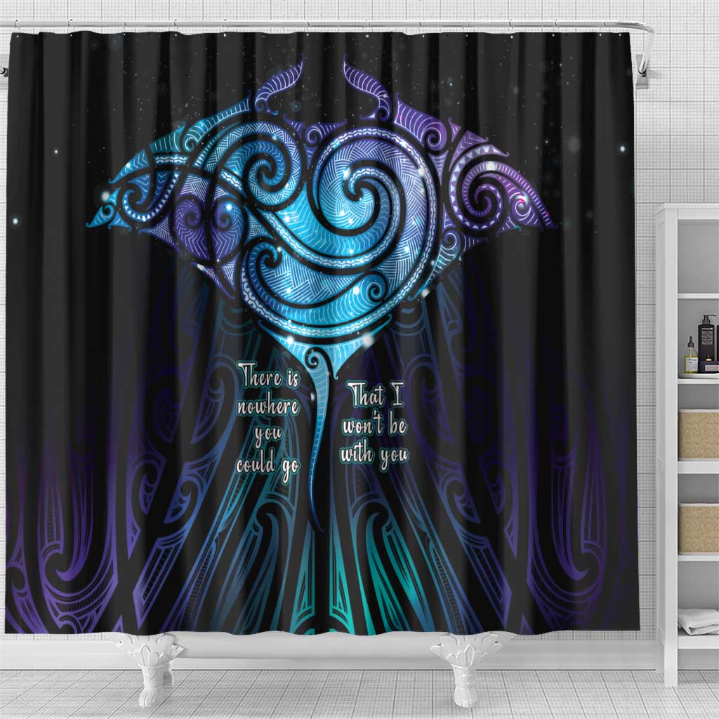 Aotearoa Maori Te Whai Rahi Shower Curtain Tala - Nowhere You Could Go That I Won't Be With You - Aussie Hoodie