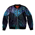 Aotearoa Maori Te Whai Rahi Sleeve Zip Bomber Jacket Tala - Nowhere You Could Go That I Won't Be With You - Aussie Hoodie