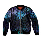 Aotearoa Maori Te Whai Rahi Sleeve Zip Bomber Jacket Tala - Nowhere You Could Go That I Won't Be With You - Aussie Hoodie