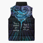 Aotearoa Maori Te Whai Rahi Sleeveless Puffer Jacket Tala - Nowhere You Could Go That I Won't Be With You - Aussie Hoodie