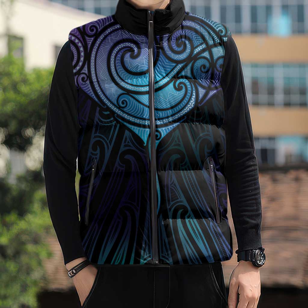 Aotearoa Maori Te Whai Rahi Sleeveless Puffer Jacket Tala - Nowhere You Could Go That I Won't Be With You - Aussie Hoodie