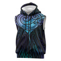 Aotearoa Maori Te Whai Rahi Sleeveless Zip Hoodie Tala - Nowhere You Could Go That I Won't Be With You LT7