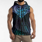 Aotearoa Maori Te Whai Rahi Sleeveless Zip Hoodie Tala - Nowhere You Could Go That I Won't Be With You LT7