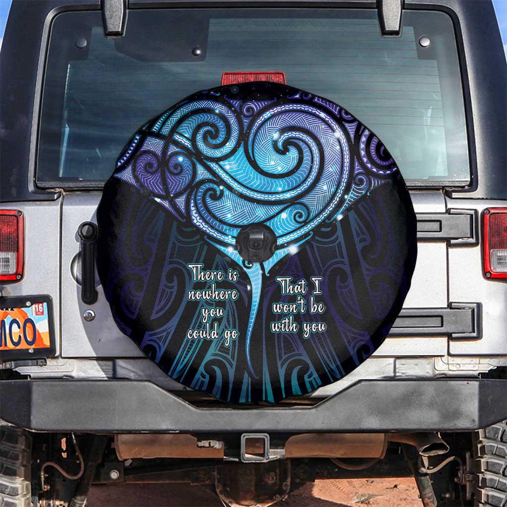 Aotearoa Maori Te Whai Rahi Spare Tire Cover Tala - Nowhere You Could Go That I Won't Be With You - Aussie Hoodie