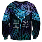 Aotearoa Maori Te Whai Rahi Sweatshirt Tala - Nowhere You Could Go That I Won't Be With You - Aussie Hoodie