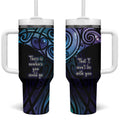 Aotearoa Maori Te Whai Rahi Tumbler With Handle Tala - Nowhere You Could Go That I Won't Be With You - Aussie Hoodie