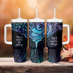 Aotearoa Maori Te Whai Rahi Tumbler With Handle Tala - Nowhere You Could Go That I Won't Be With You - Aussie Hoodie
