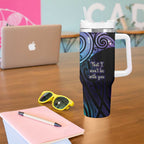 Aotearoa Maori Te Whai Rahi Tumbler With Handle Tala - Nowhere You Could Go That I Won't Be With You - Aussie Hoodie