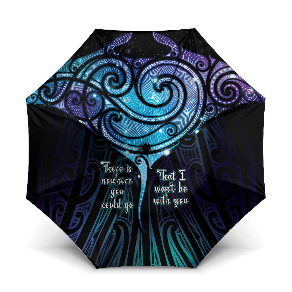 Aotearoa Maori Te Whai Rahi Umbrella Tala - Nowhere You Could Go That I Won't Be With You - Aussie Hoodie