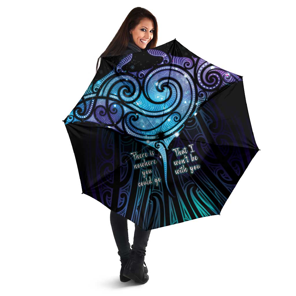 Aotearoa Maori Te Whai Rahi Umbrella Tala - Nowhere You Could Go That I Won't Be With You - Aussie Hoodie