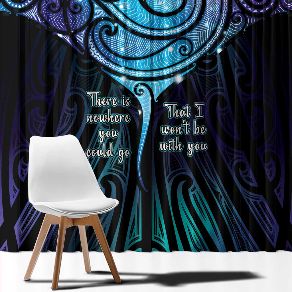 Aotearoa Maori Te Whai Rahi Window Curtain Tala - Nowhere You Could Go That I Won't Be With You - Aussie Hoodie