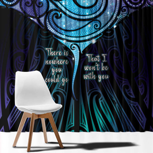 Aotearoa Maori Te Whai Rahi Window Curtain Tala - Nowhere You Could Go That I Won't Be With You - Aussie Hoodie