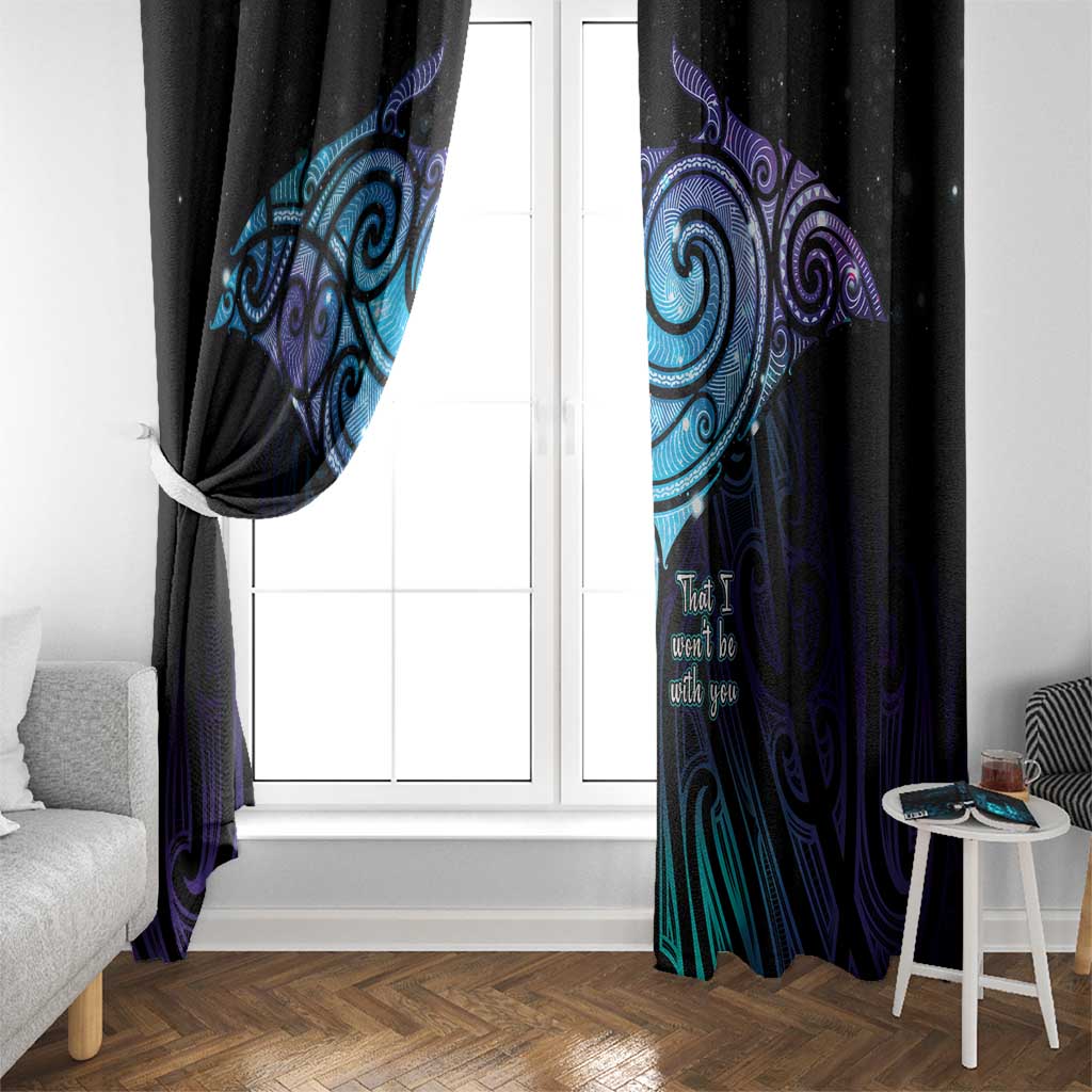 Aotearoa Maori Te Whai Rahi Window Curtain Tala - Nowhere You Could Go That I Won't Be With You - Aussie Hoodie