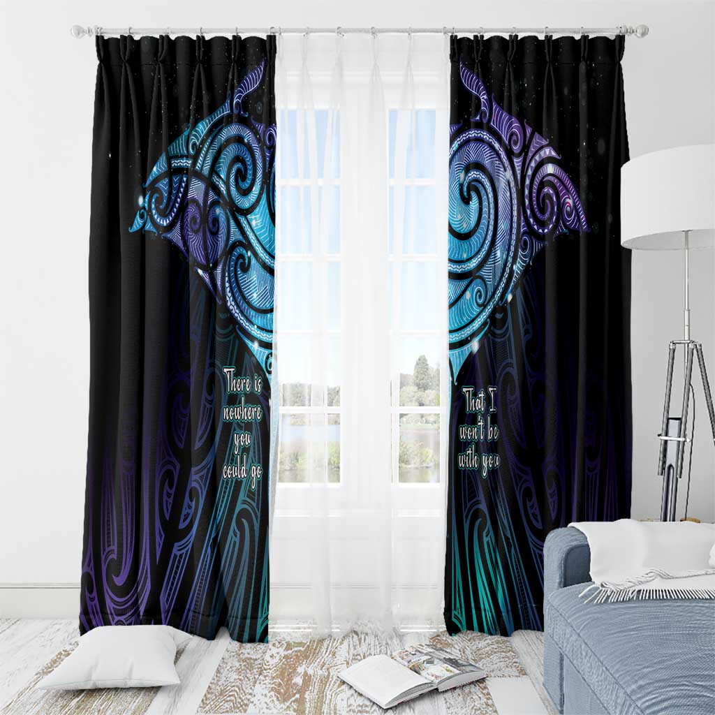 Aotearoa Maori Te Whai Rahi Window Curtain Tala - Nowhere You Could Go That I Won't Be With You - Aussie Hoodie