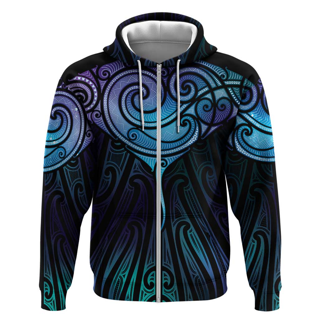 Aotearoa Maori Te Whai Rahi Zip Hoodie Tala - Nowhere You Could Go That I Won't Be With You - Aussie Hoodie
