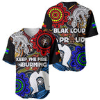 NAIDOC Week 2024 Indigenous Baseball Jersey Keep The Fire Burning