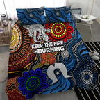 NAIDOC Week 2024 Indigenous Bedding Set Keep The Fire Burning