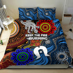 NAIDOC Week 2024 Indigenous Bedding Set Keep The Fire Burning