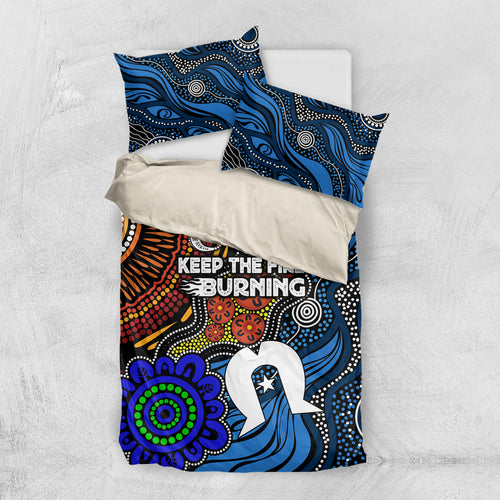 NAIDOC Week 2024 Indigenous Bedding Set Keep The Fire Burning