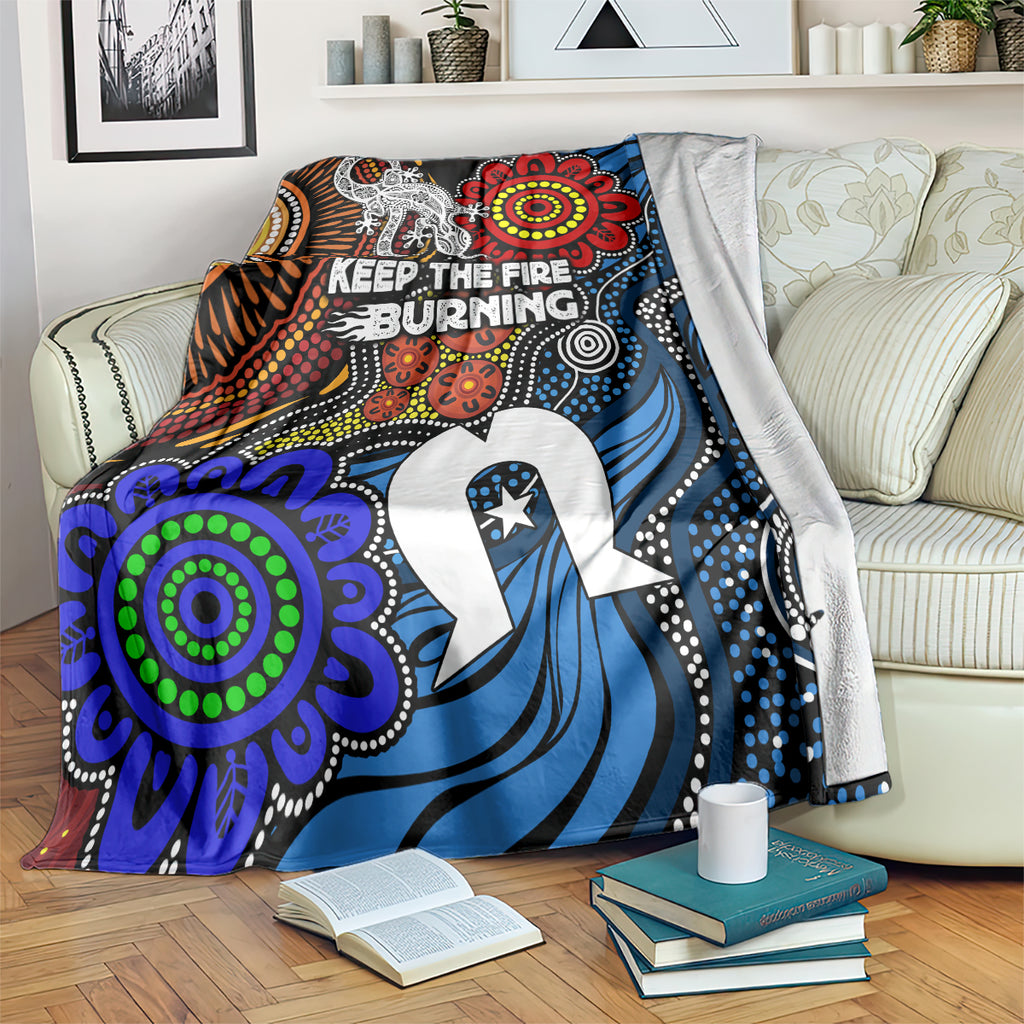 NAIDOC Week 2024 Indigenous Blanket Keep The Fire Burning