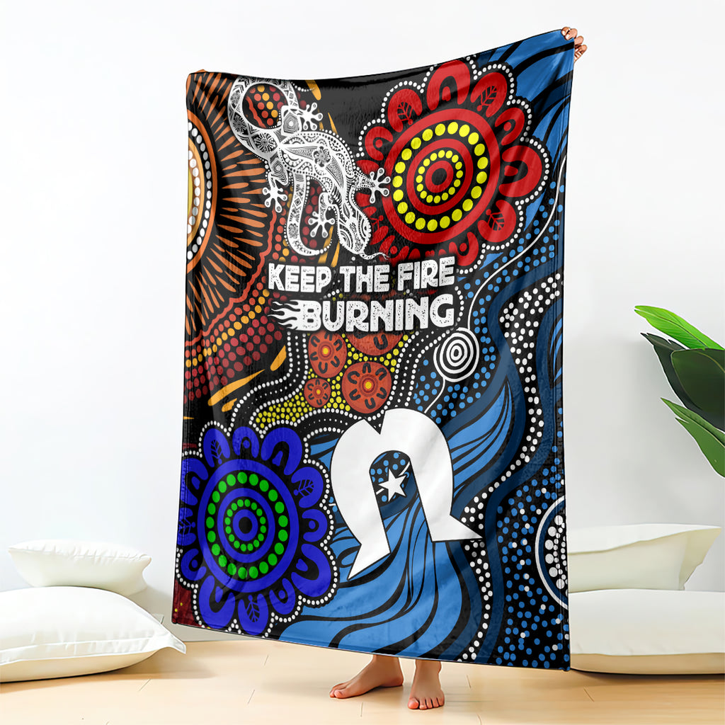 NAIDOC Week 2024 Indigenous Blanket Keep The Fire Burning