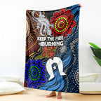 NAIDOC Week 2024 Indigenous Blanket Keep The Fire Burning