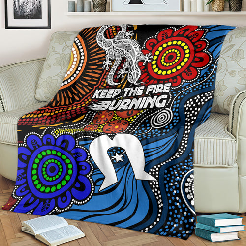 NAIDOC Week 2024 Indigenous Blanket Keep The Fire Burning
