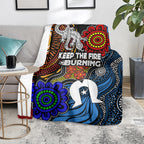 NAIDOC Week 2024 Indigenous Blanket Keep The Fire Burning