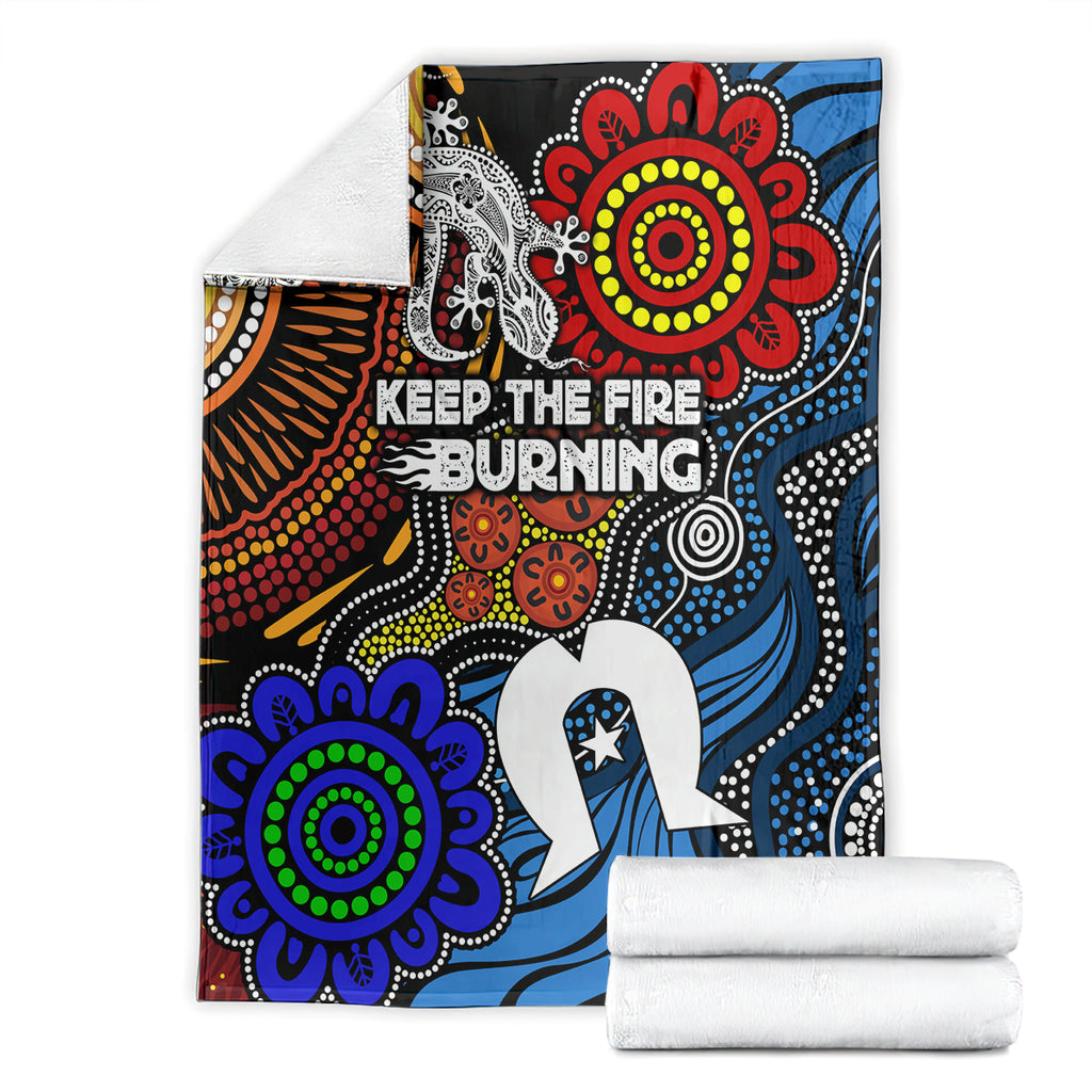 NAIDOC Week 2024 Indigenous Blanket Keep The Fire Burning