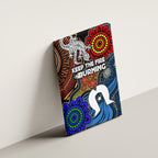 NAIDOC Week 2024 Indigenous Canvas Wall Art Keep The Fire Burning